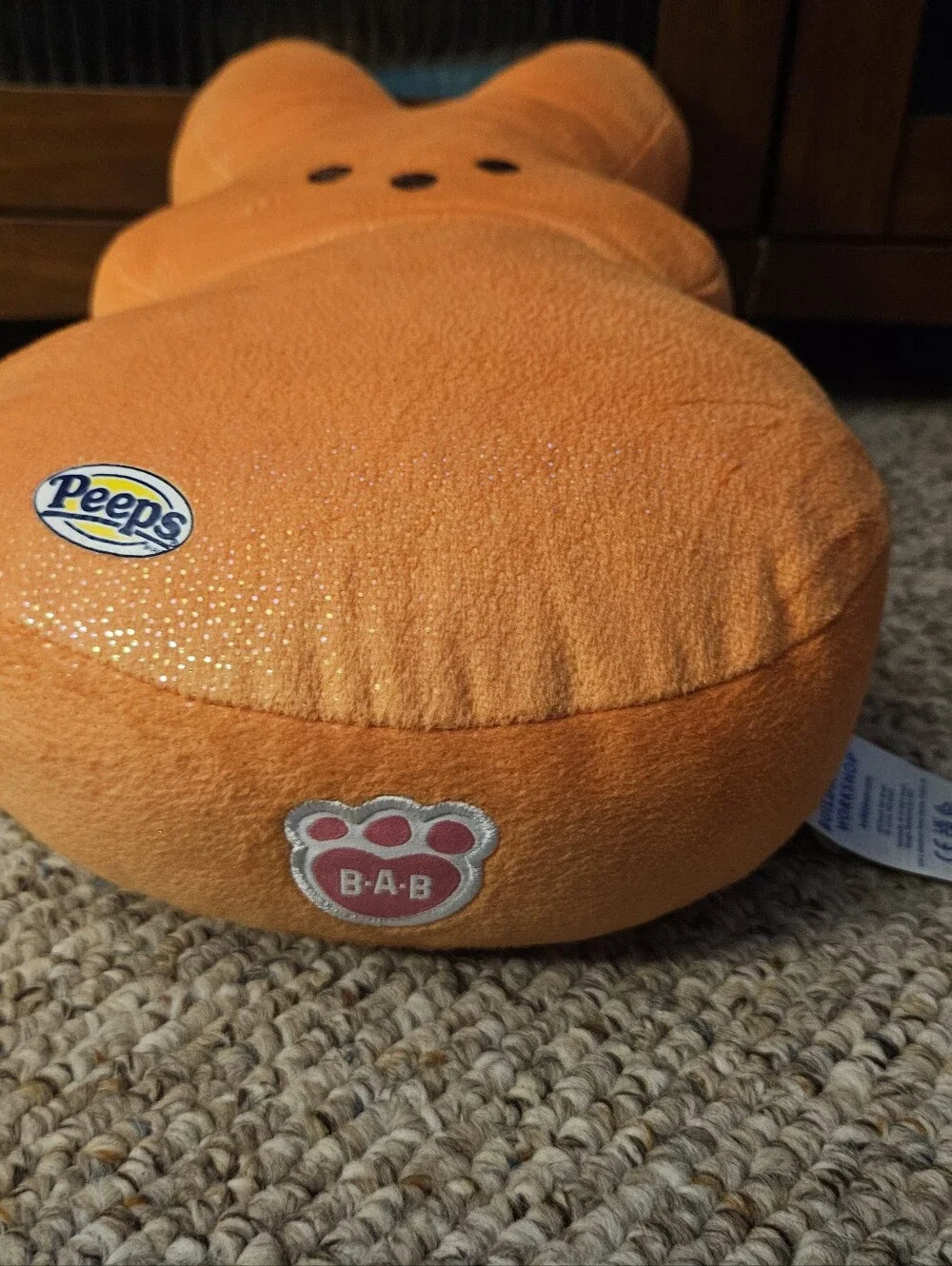 Build A Bear Easter Peeps Orange Bunny